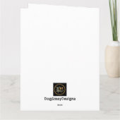 ウィペットに気をつけて...最高のドッグマムよ カード (裏面)