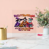 ウィペットのハロウィーン感謝祭クリスマスオーバーサイズ アクリルサイン (ウェディング)