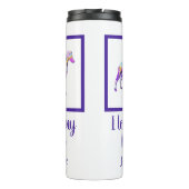 ウィペットイタリアングレードッグシルエットパープルPY&B タンブラー (裏面)