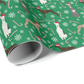 ウィペットドッグスクリスマスホリデー ラッピングペーパー (ロールコーナー)