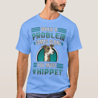 ウィペットドッグドッグドッグパピーペットヴィンテージヴィンテージファミリー Tシャツ