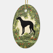 ウィペットリース セラミックオーナメント (左)