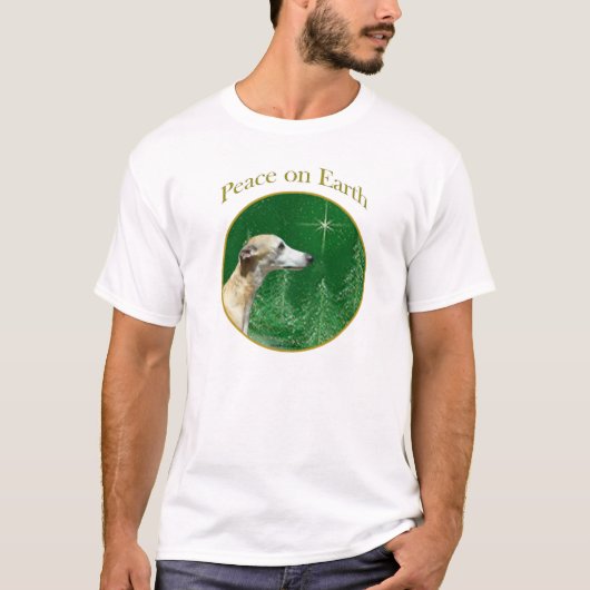 ウィペット平和 Tシャツ (正面)