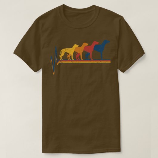 ウィペット愛人 Tシャツ (デザイン正面)