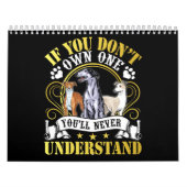 ウィペット愛好家 |ウィペットを所有していたので分かった カレンダー (カバー)