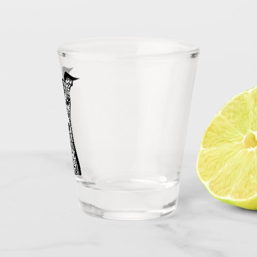 ウィペット愛好家 | Greyhoundイタリアン顔グラフィックアート ショットグラス (右)