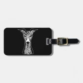 ウィペット愛好家 | Greyhoundイタリアン顔グラフィックアート ラゲッジタグ (正面横)