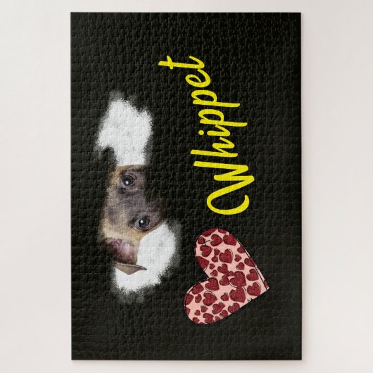 ウィペット無地のアイズカラー1000ピース ジグソーパズル (縦)