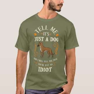 ウィペット犬の子犬飼い主ラバー_24 Tシャツ
