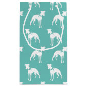 ウィペット犬の子犬 スモールペーパーバッグ (裏面)