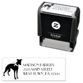 ウィペット犬の子犬 セルフインキングスタンプ (インサイチュ)