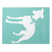 ウィペット犬の子犬 ノートパッド (正面)