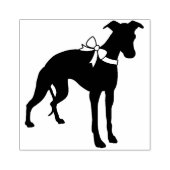 ウィペット犬の子犬 ラバースタンプ (インプリント)