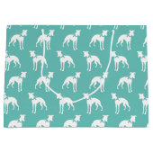 ウィペット犬の子犬 ラージペーパーバッグ (正面)