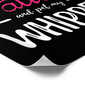 ウィペット犬の恋人タトゥーおもしろい犬ママのギフトアイディア ポスター (角)