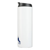 ウィペット犬コロラド州旗シルエット タンブラー (回転右)