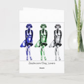 ウィペット犬 シーズンカード (裏面)