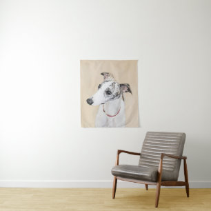 ウィペット絵画ズ – かわいいオリジナルドッグアート タペストリー
