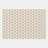 ウィペット絵画ズ – かわいいオリジナルドッグアート ラッピングペーパーシート (正面)