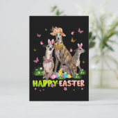 ウィペット イースター ウサギ 卵 イースター ギフト 子供 招待状 (スタンド正面)