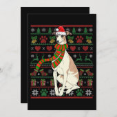 ウィペット サンタクロース 面白い 犬好き クリスマス (正面/裏面)