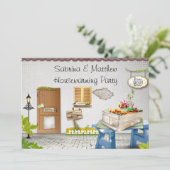 ウィミカルガーデン引っ越し祝いパーティーパーティの招待状 招待状 (スタンド正面)