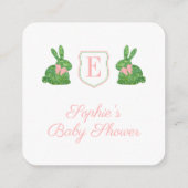 ウィミスティック手ボク色彩の鮮やかウッドバニーQRコード エンクロージャーカード (裏面)