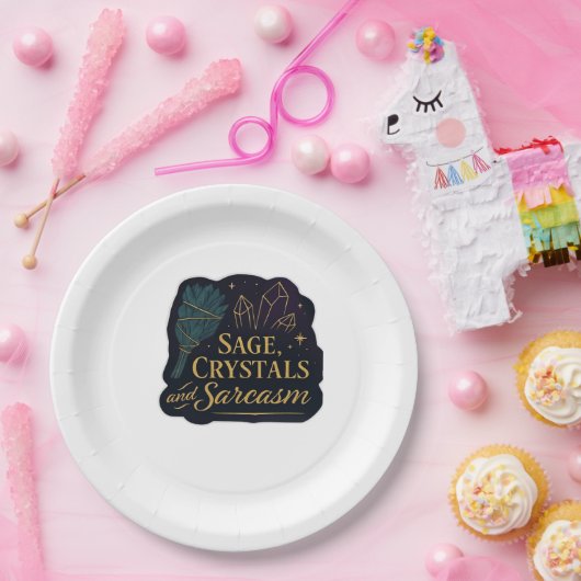 ウィムシグートファンタジー神秘的な森、ムーン&魔法 ペーパープレート (パーティー)