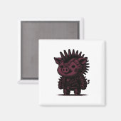 ウィムシゴスサイボーグスロースヴィンテージアートデザインクラシック マグネット (正面/裏面)