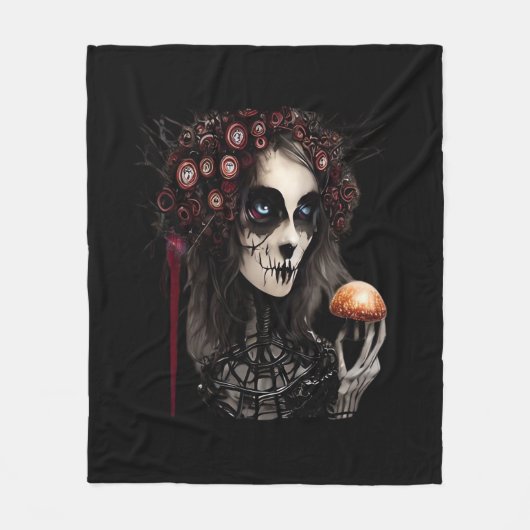 ウィムシゴス – クラシックモーオンズ&ガーデン幽霊のよく出るズ フリースブランケット (正面)