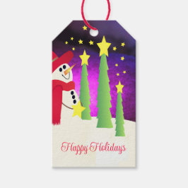 ウィムシーで明るくカラフルき ギフトタグ