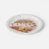 ウィムシーな荒野クリッター – ハリネズミ – ペーパープレート (アングル)