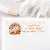 ウィムシーな荒野クリッター – ハリネズミ –  ラベル (インサイチュ)