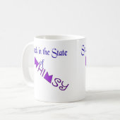 ウィムシーの州に行き詰まる コーヒーマグカップ (正面左)