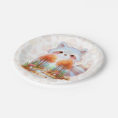 ウィムシーの荒野クリッター – アライグマ – ペーパープレート (アングル)