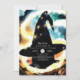 ウィムシーウォーター色おもしろいウィザード誕生日 招待状