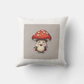 ウィムシーウッズのキノコの友人 クッション (裏面)