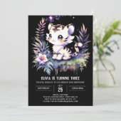 ウィムシーエレガントタイガー誕生日 招待状 (スタンド正面)