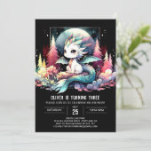 ウィムシーエレガントドラゴン誕生日 招待状 (スタンド正面)