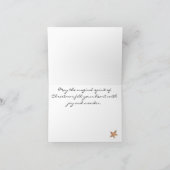 ウィムシーカスタムレトロ雪だるまメリークリスマス シーズンカード (内部)