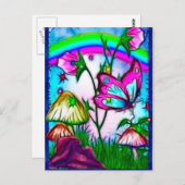 ウィムシーズファンタジーアート ポストカード (正面/裏面)