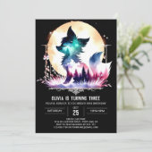 ウィムシーチルドルオオカミ誕生日 招待状 (スタンド正面)