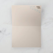 ウィムシーディアホリデーウィッシュ折り畳みグリーティングカード カード (内部)