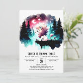 ウィムシーハッピーライオン誕生日 招待状 (スタンド正面)