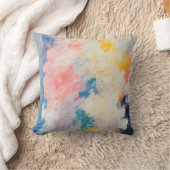 ウィムシーパステルフエズドリームパターン クッション (ブランケット)