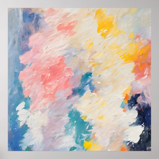 ウィムシーパステルフエズドリームパターン ポスター (正面)