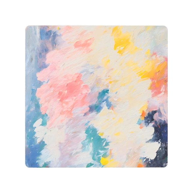 ウィムシーパステルフエズドリームパターン メタルプリント (正面)