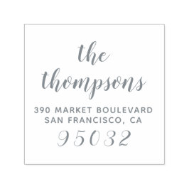 ウィムシーファミリーネームカスタム差出人住所 セルフインキングスタンプ