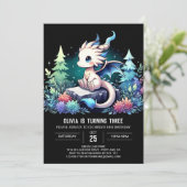 ウィムシーファンタジードラゴン誕生日 招待状 (スタンド正面)