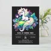 ウィムシーファンタジーホース誕生日 招待状 (スタンド正面)